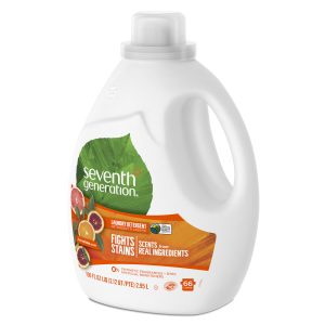 Seventh Generation Liquid Laundry Detergent, Fresh Citrus scent, 66 Loads, 100 oz